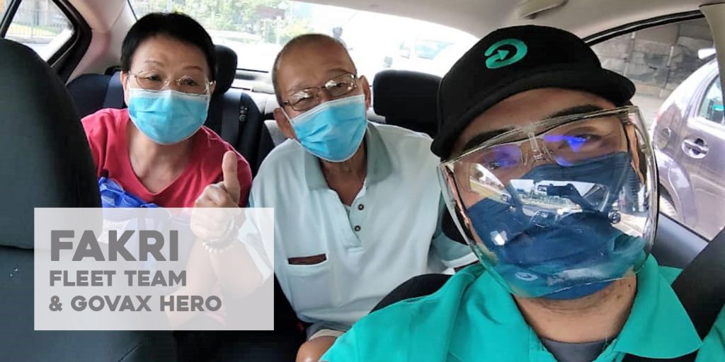 Whenever I drive a senior citizen, I observe and listen to their stories. Some of them are really old but are still steady and have the motivation and sense of civic duty to get vaccinated. This inspires and motivates me to always be humble and assist those who are in need during this trying times